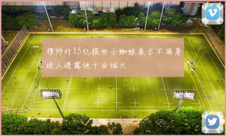 穆帅对15亿报价小蜘蛛表示不满身边人透露他十分恼火
